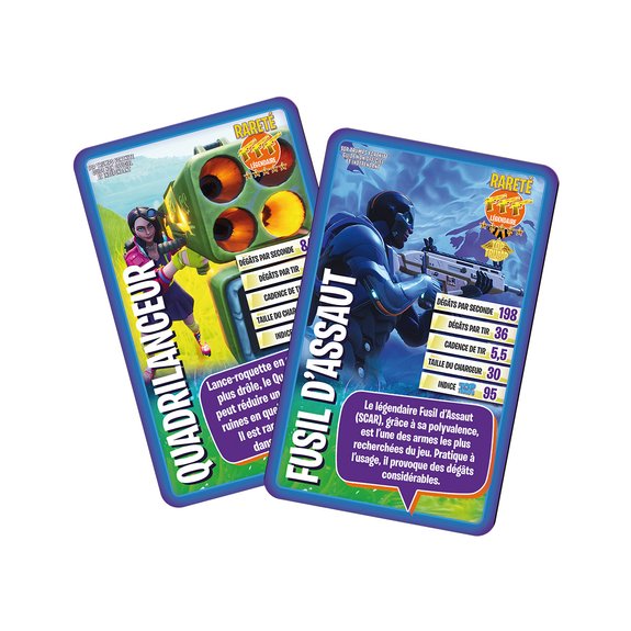 Jeu de cartes Top Trump Fortnite