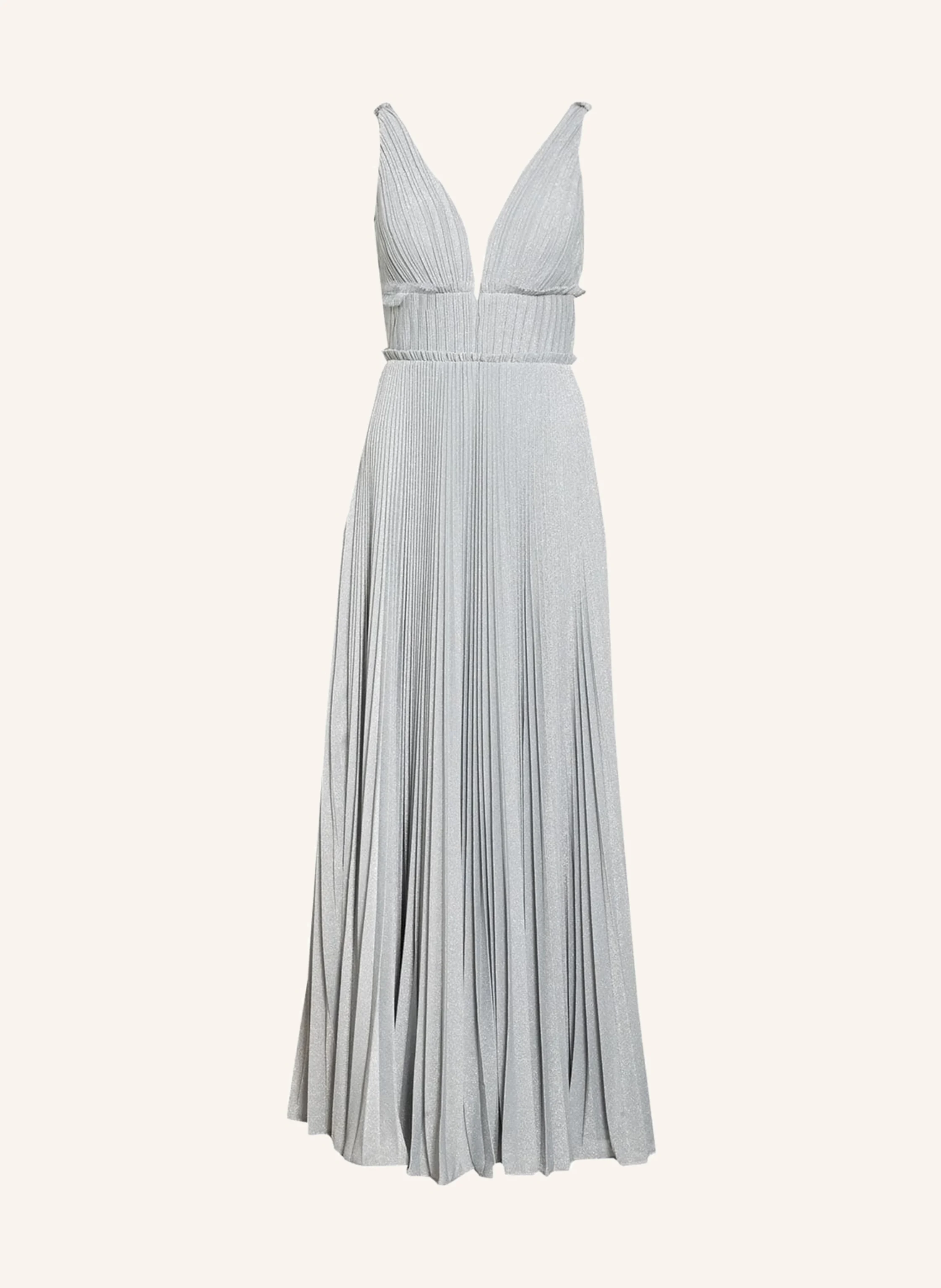 unique Abendkleid mit Glitzergarn