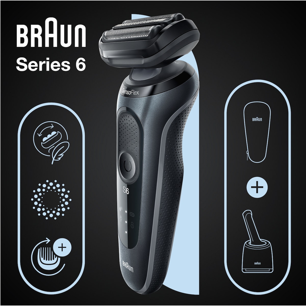 Braun Series 6 barbermaskin 61-N7000cc