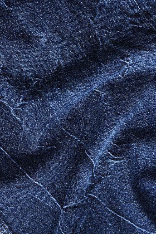 Ganni Crinkled Future Denim Marri Mid blue stone