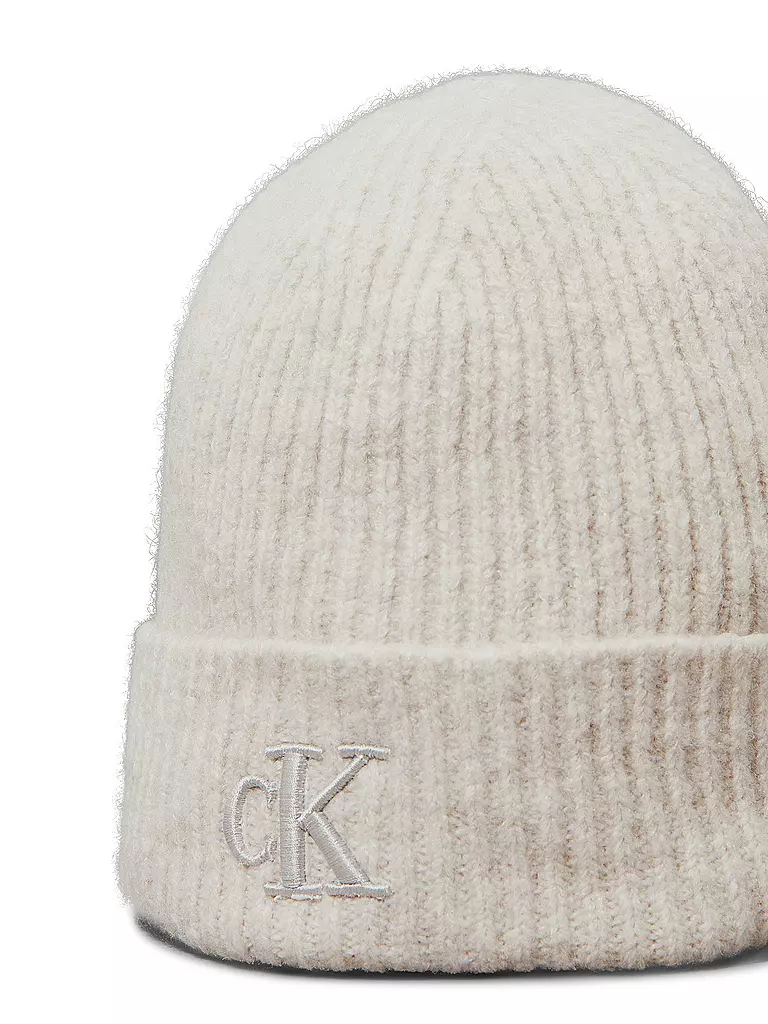 CALVIN KLEIN JEANS Mütze - Haube creme