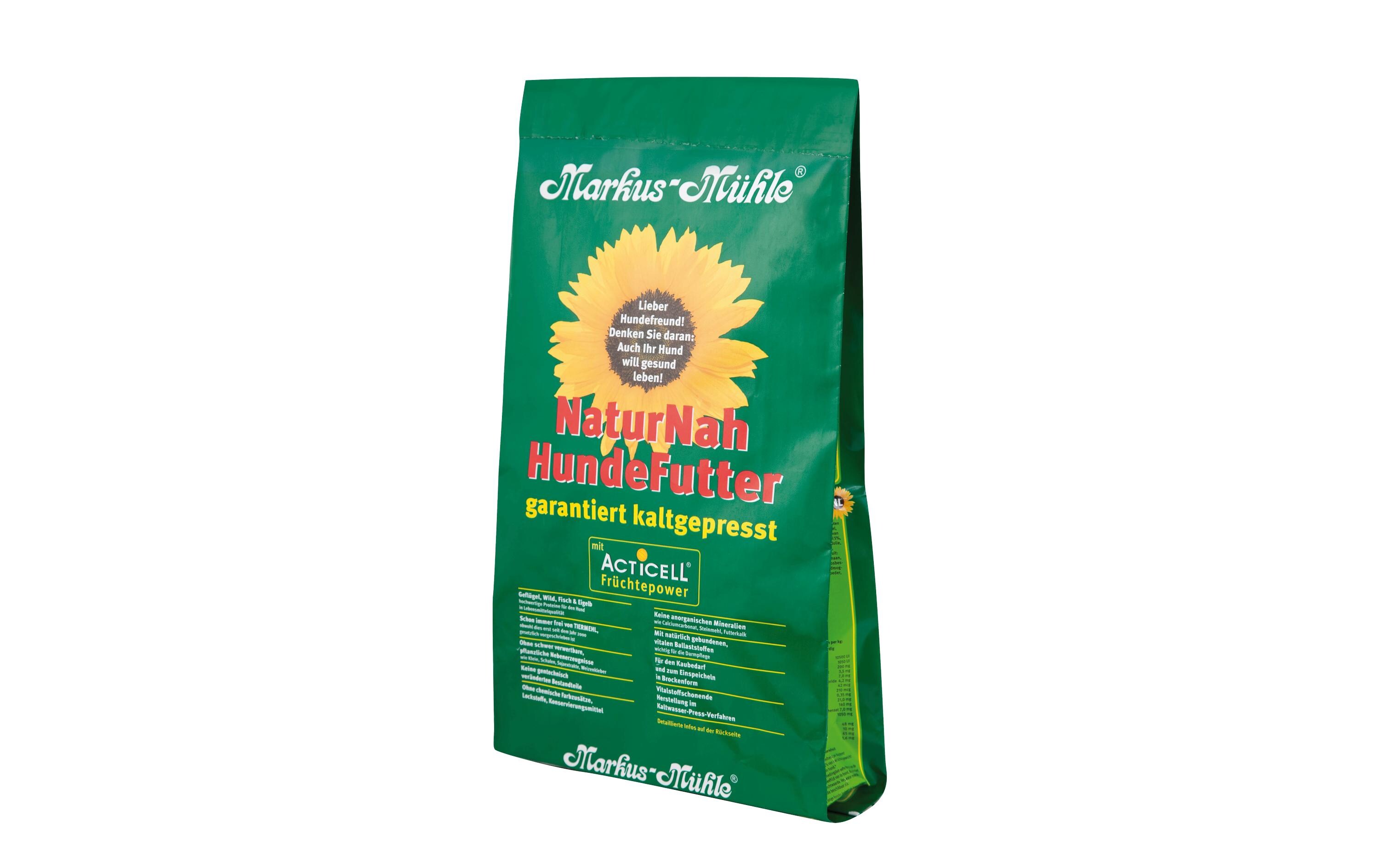 Trockenfutter Dog NaturNah, 5 kgKaltgepresstes Alleinfuttermittel für Hunde