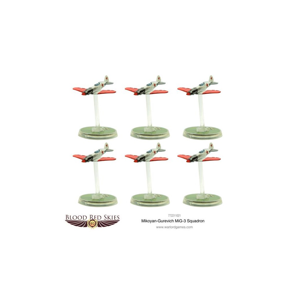 Blood Red Skies - Soviet- Mikoyan-Gurevich MiG-3 Squadron, 6 Planes
