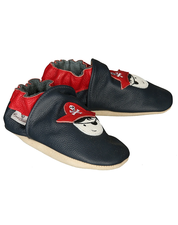 Krabbelschuhe CLASSICZ CAPTAIN HOOK in navy/rot