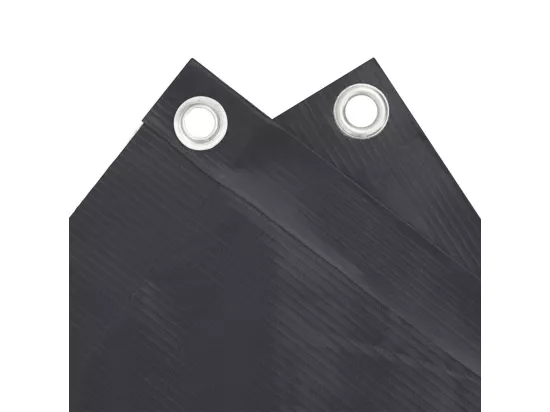écran d'intimité de balcon anthracite 400x120 cm PVC