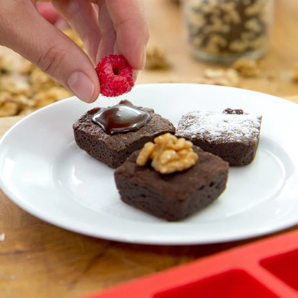 Moule 24 mini-brownies silicone Lékué