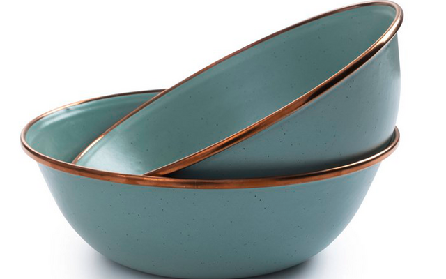 Barebones emailliertes Schüssel Set Enamel 2 teilig