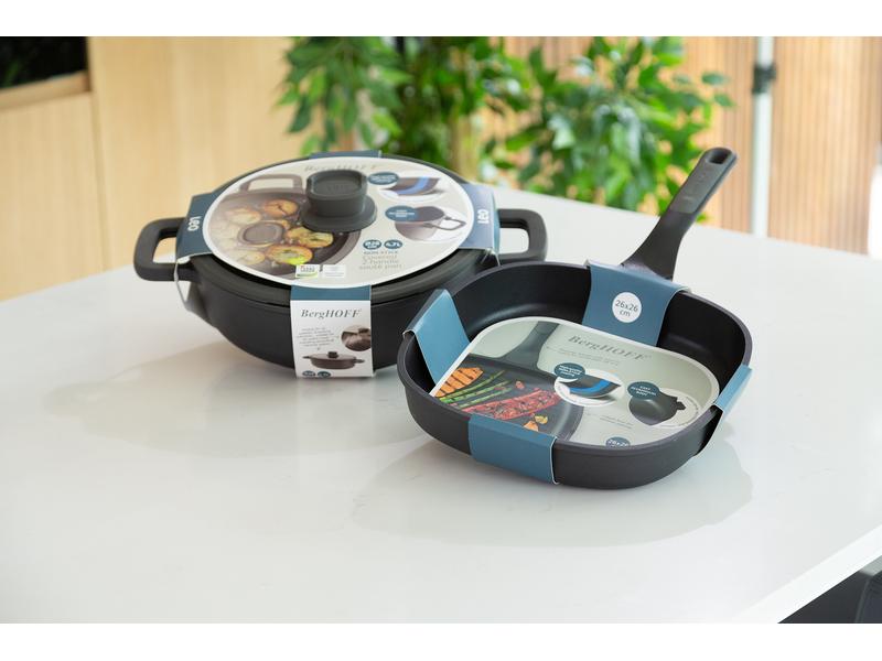 BergHOFF Grillpfanne Leo Stone  26 cm Antihaft Pfanne