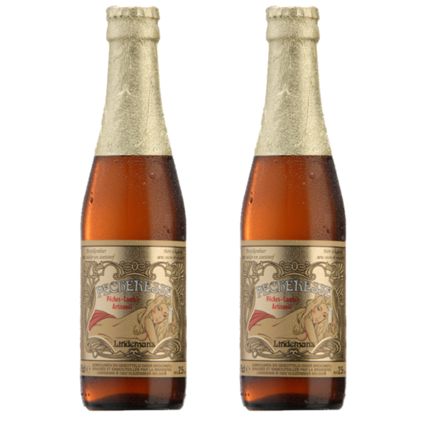 Lindemans Bier Pecheresse 2x 25cl -2x 25cl