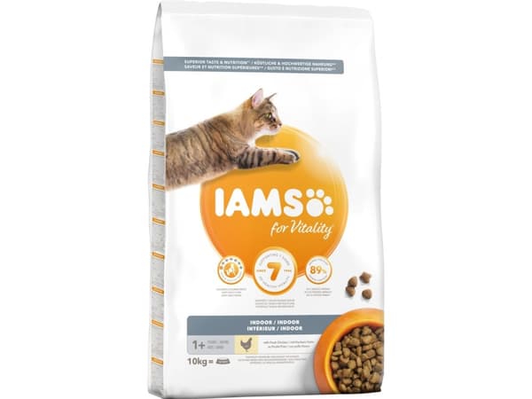 Iams CAT Vitality Adult Indoor Chicken 10 kg