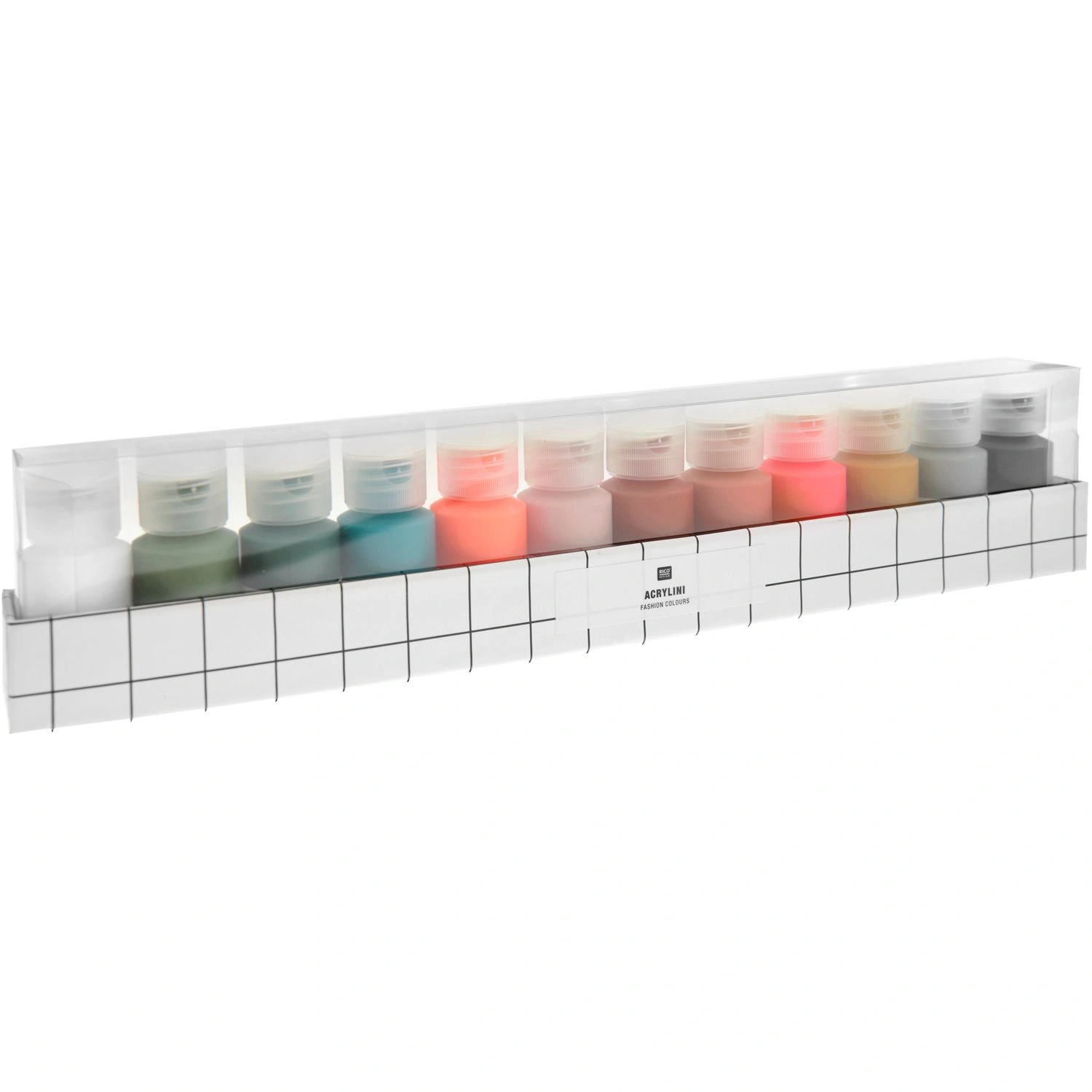 Acryl-Farben ACRYLINI (12x22ml) in fashion colours