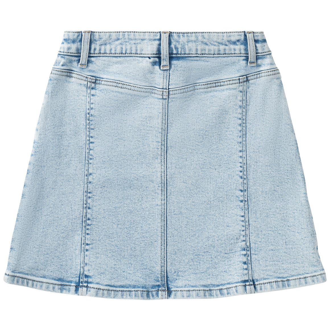 Beatwear Mädchen Jeansrock im Five-Pocket-Style hellblau