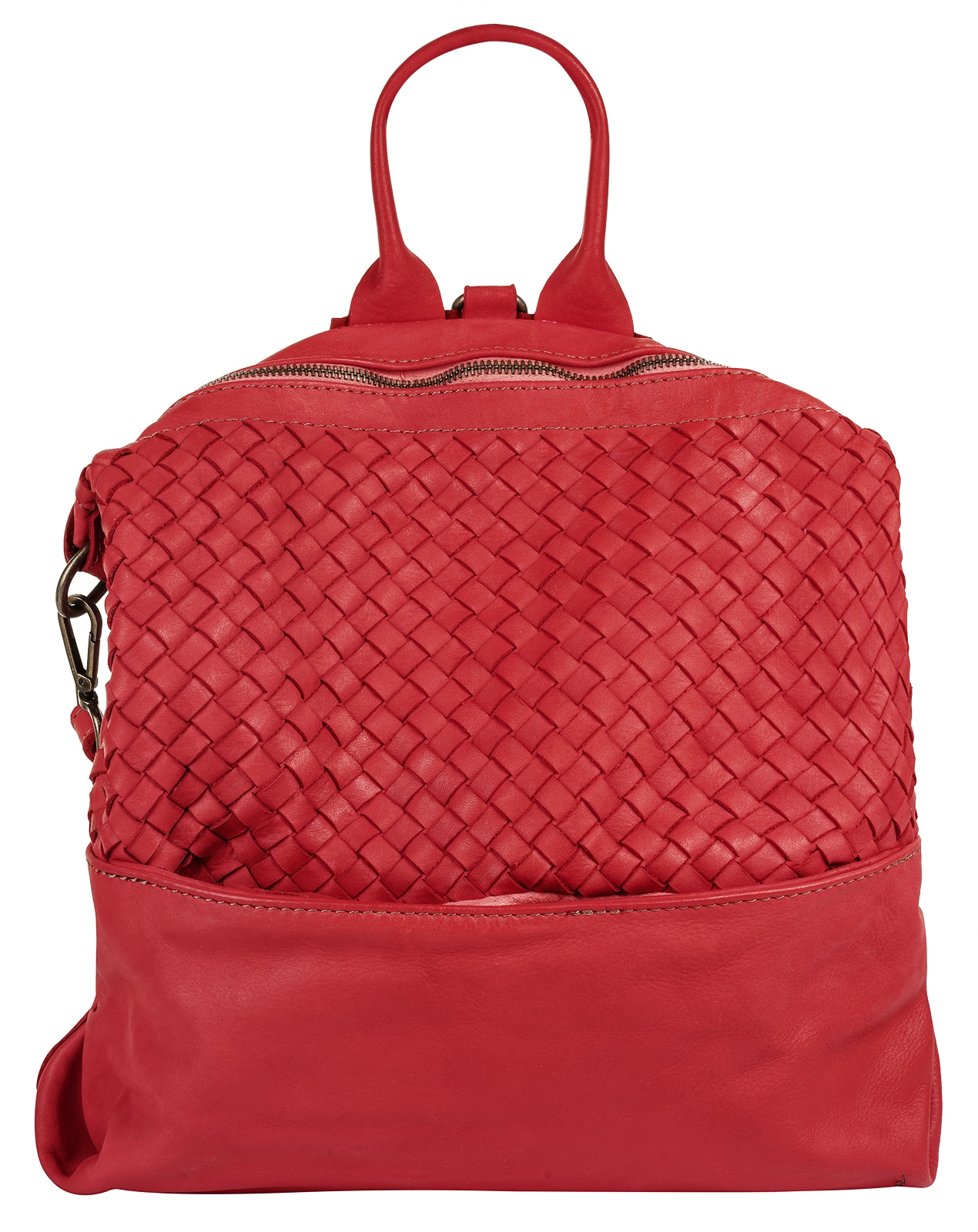 Samantha Look Cityrucksack echt Leder, Made in Italy