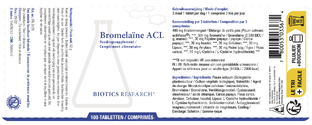 Biotics Bromelaïne ACL Tabletten 100TB