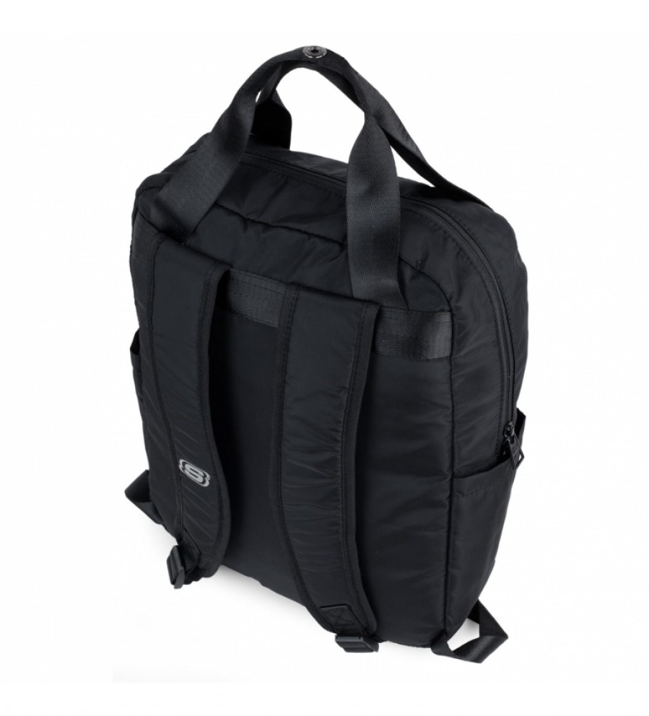Mochila Skechers Unissex Griffinc S901 preta - 39x30x10cm -