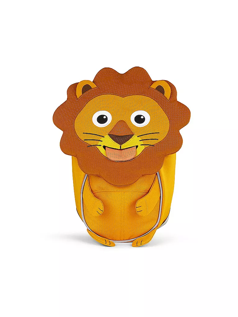 AFFENZAHN Kinder Rucksack Kleiner Freund - Löwe orange