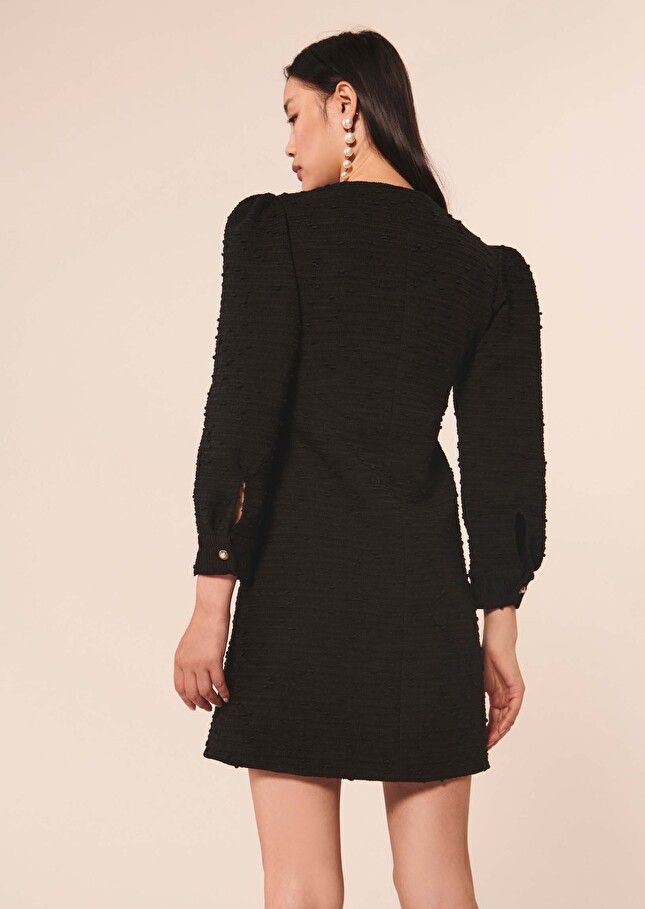 Robe Roselnoire en tweed