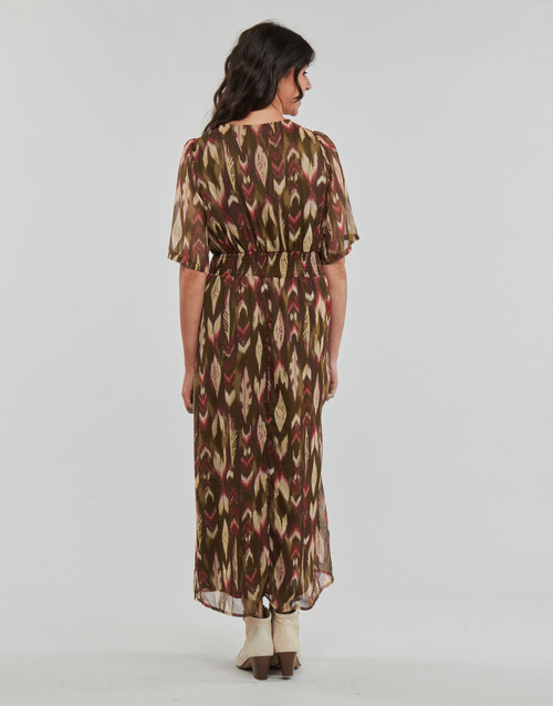 Only - ONLPAM LIFE 2/4 MIDI DRESS PTM - Marron