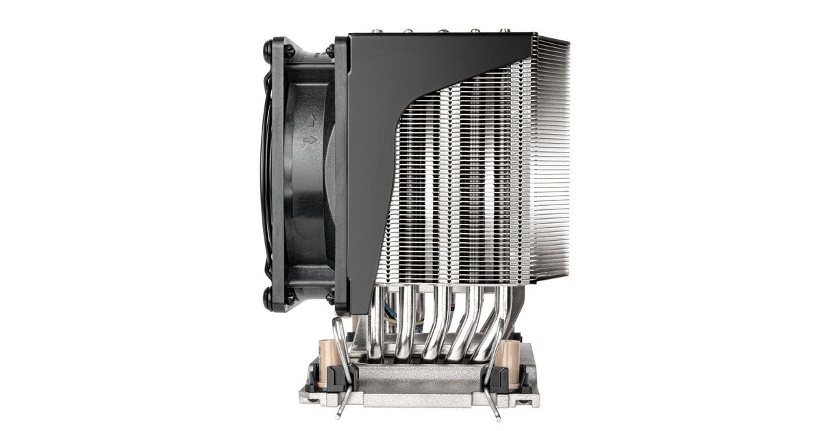 SilverStoneSST-XE04-4677VB CPU-koeler  (Zwart, 4-pins PWM fan-connector)