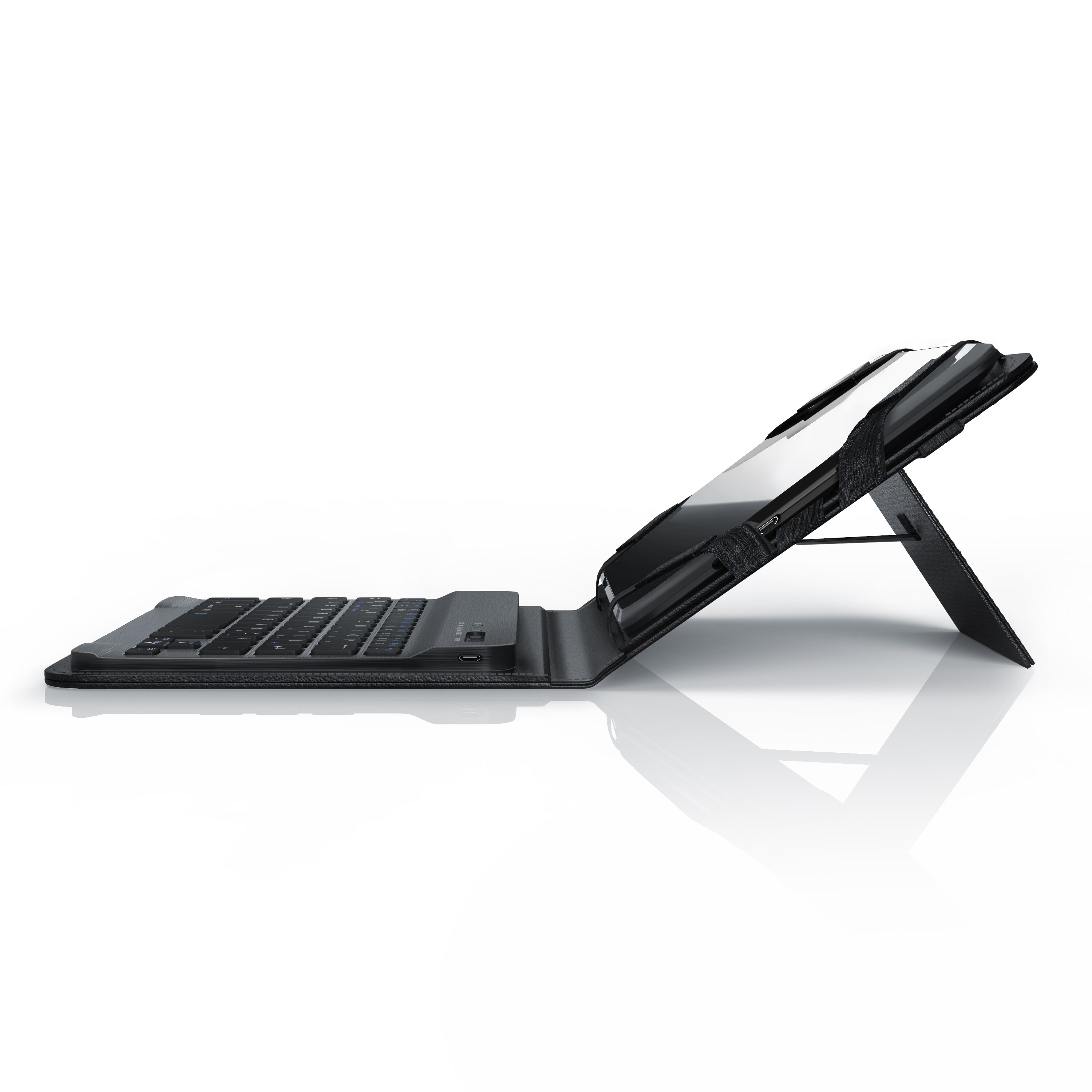 Aplic Tablet-Tastatur, Bluetooth, Kunstledercase für 7-8