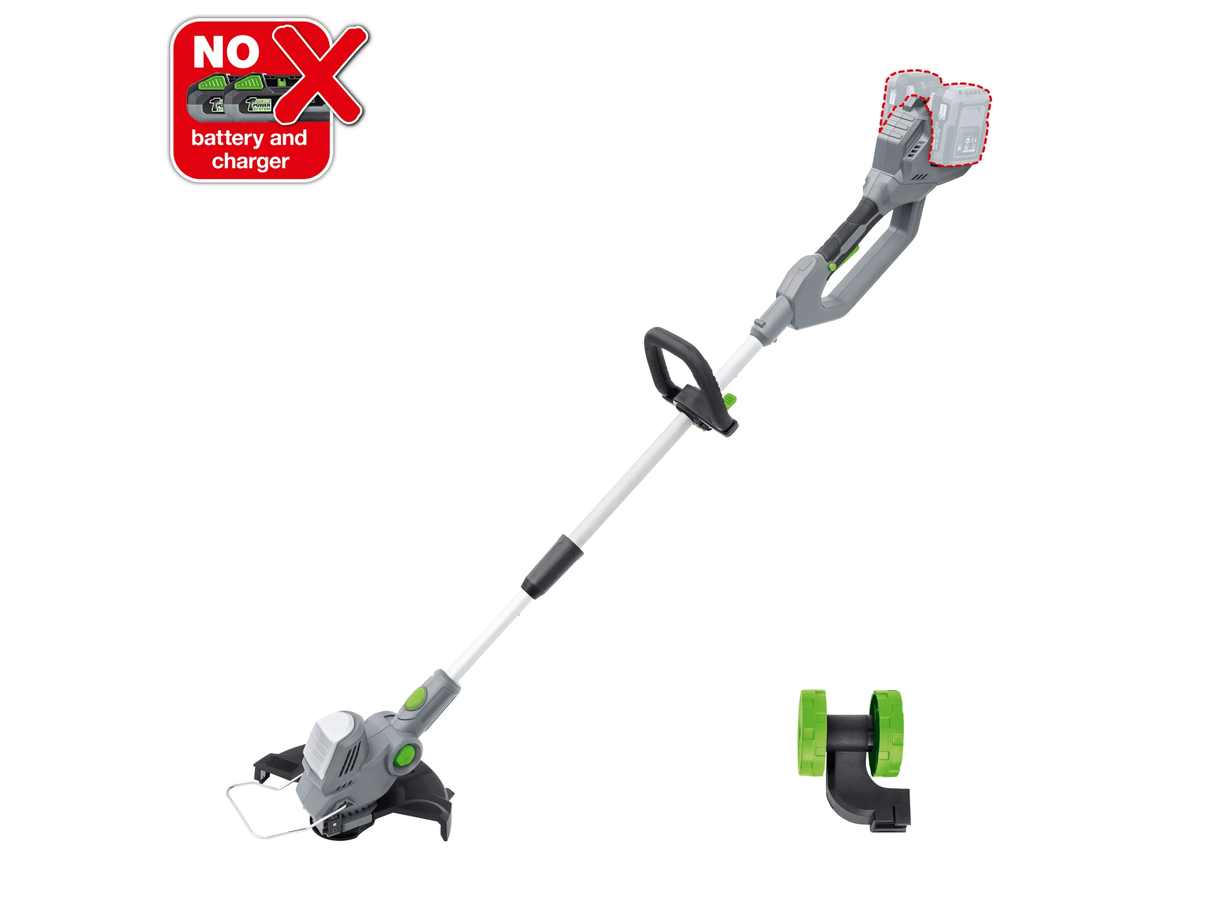 LUX Akku-Rasentrimmer 1 PowerSystem A-RT-2x20/30