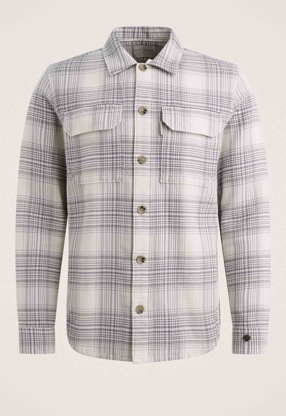 Cast Iron Checkered Waffle Jacket