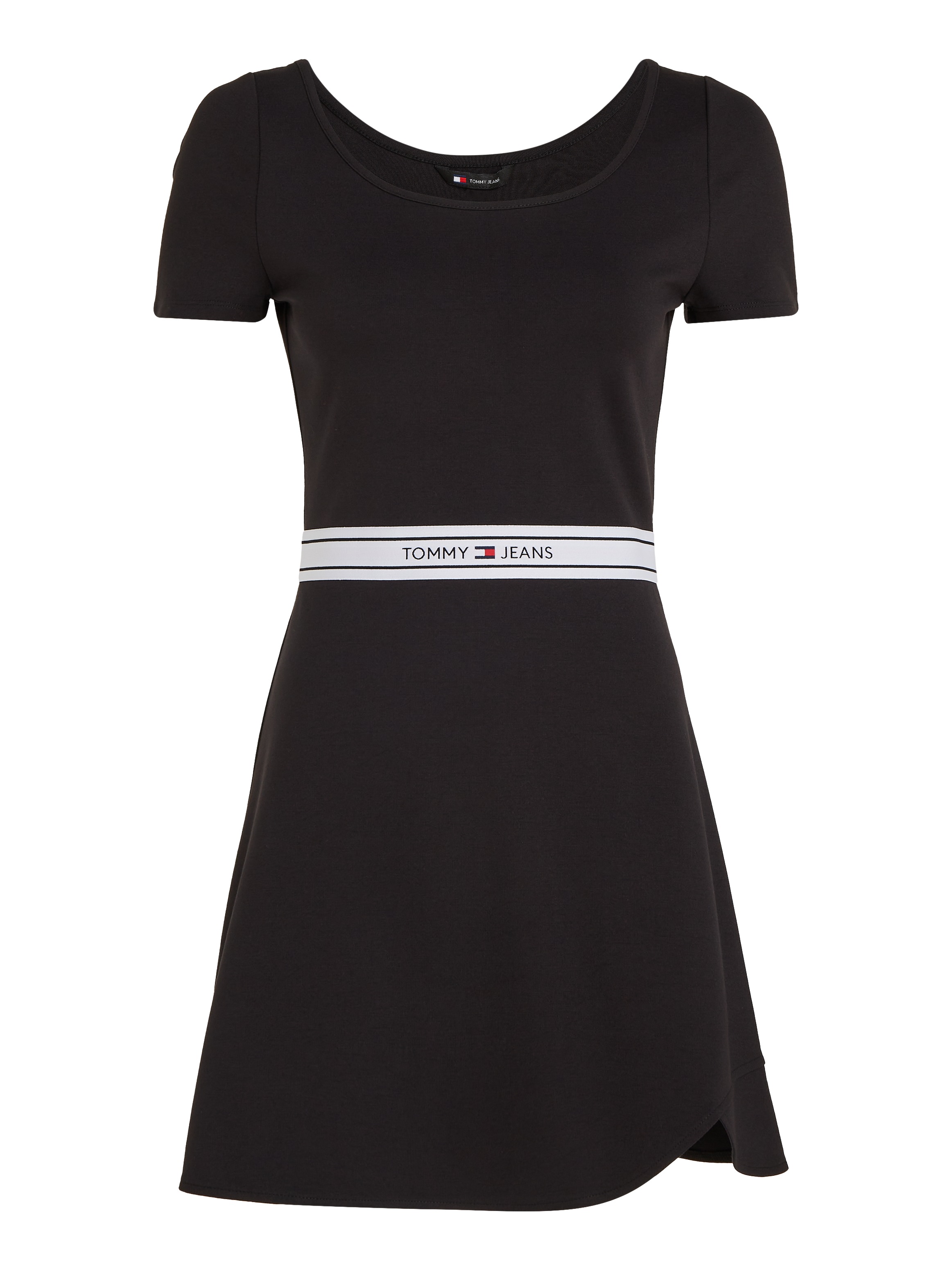 Tommy Jeans Curve Blusenkleid »TJW LOGO TAPE FIT & FLARE EXT« Grosse Grössen