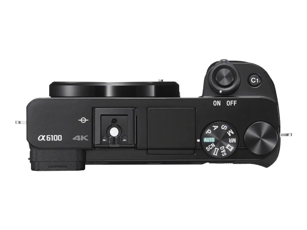 Sony a6100 ILCE-6100 - Digitalkamera - spejlløst - 24.2 MP - APS-C - 4K / 30 fps - kun kamerahus - Wi-Fi, NFC, Bluetooth - sort