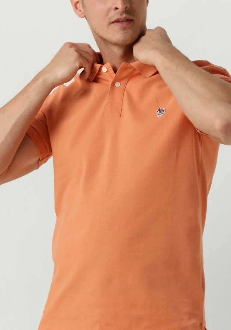 PS PAUL SMITH oranje ps paul smith polo mens slim fit ss polo shirt zebra