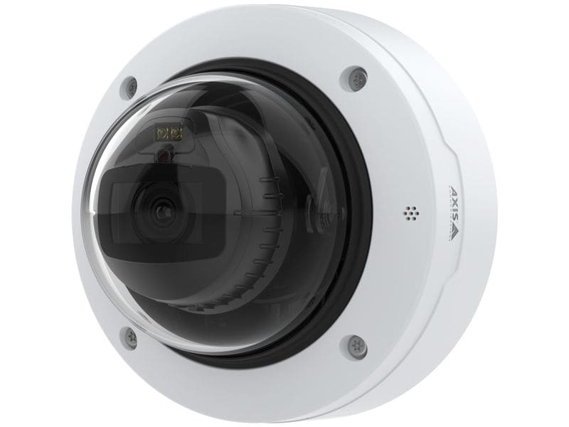 Axis Netzwerkkamera P3267-LVE Dome-Kamera mit 5MP für den Aussenbereich mit Varifokalobjektiv, IR und Deep Learning