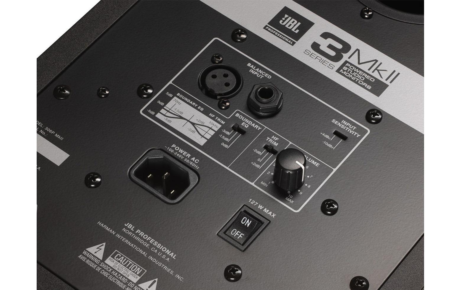 Studiomonitor LSR 306P MkII Schwarz<br>Aktiver Studiolautsprecher