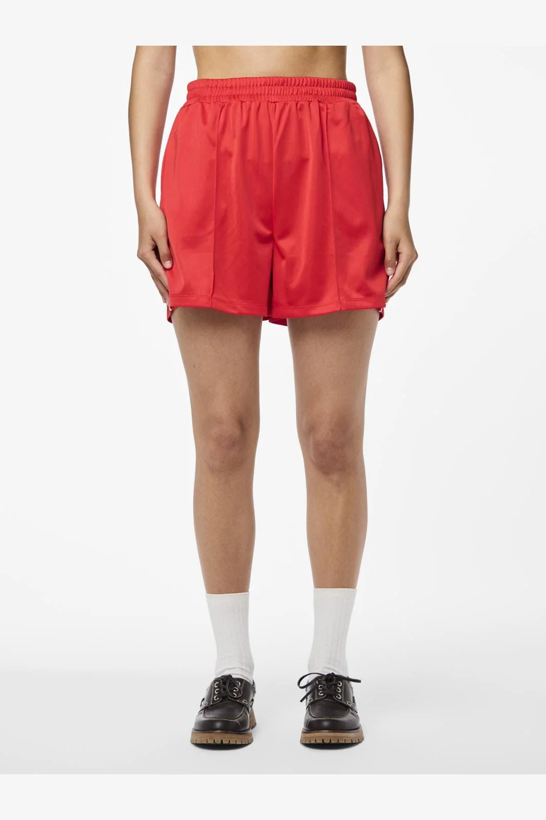 Pieces Pcgrace Track Shorts Jit 4739862 high risk red