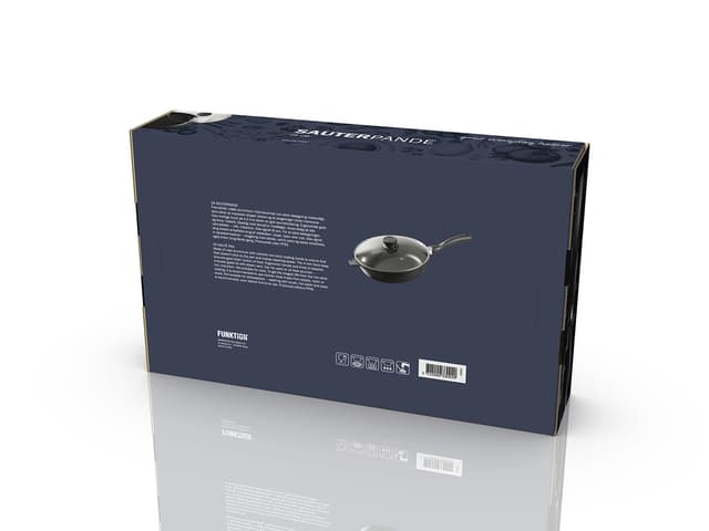 Funktion Sauterpande keramisk non-stick Schwarz