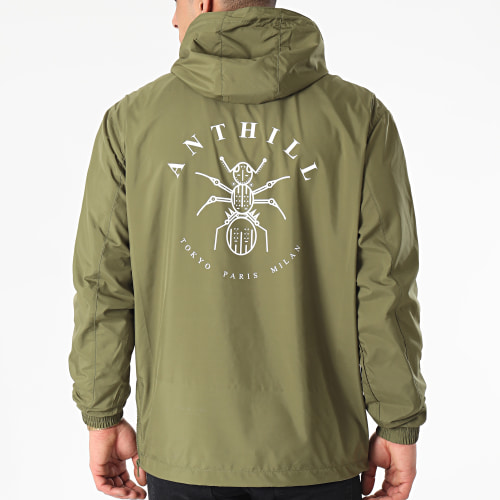 Coupe-Vent Logo Vert Kaki