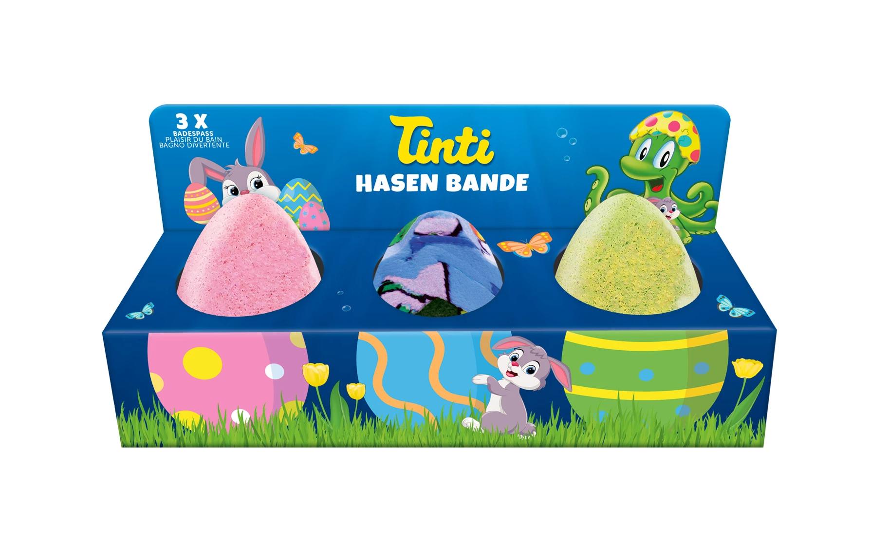 Badespass Hasen Bande Bade Set 3 StückBadezusatz für grossen Badespass