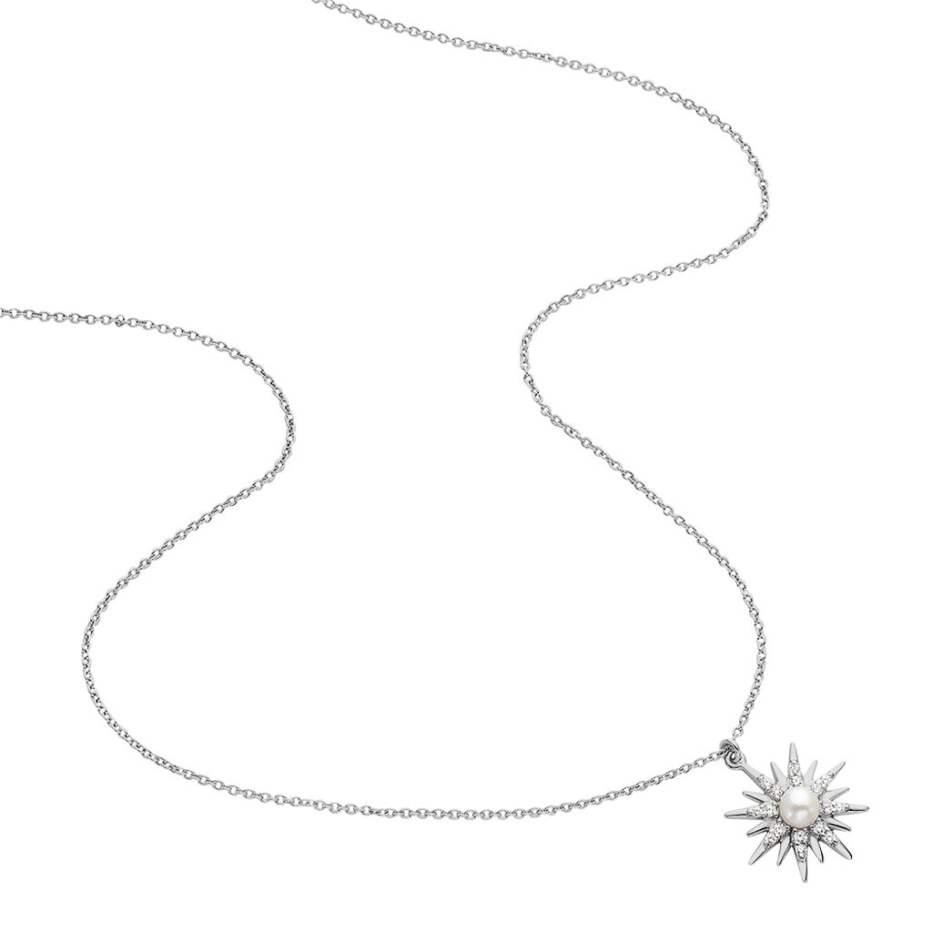 Collier Blanca Argent Blanc Perle De Culture