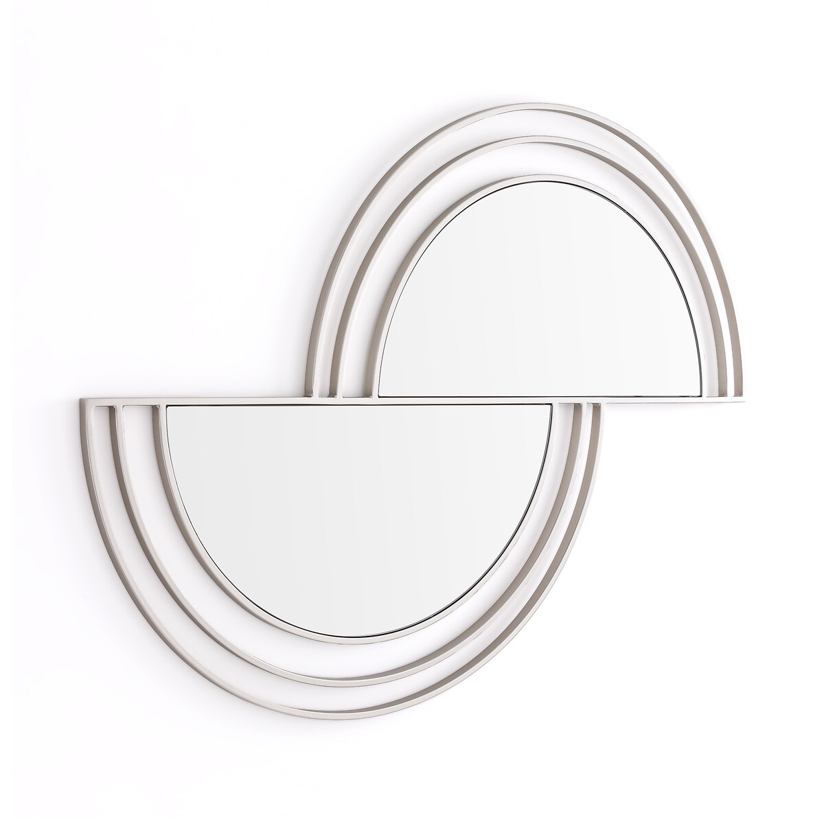 AM.PM<br>Espelho em níquel acetinado H120, Caius