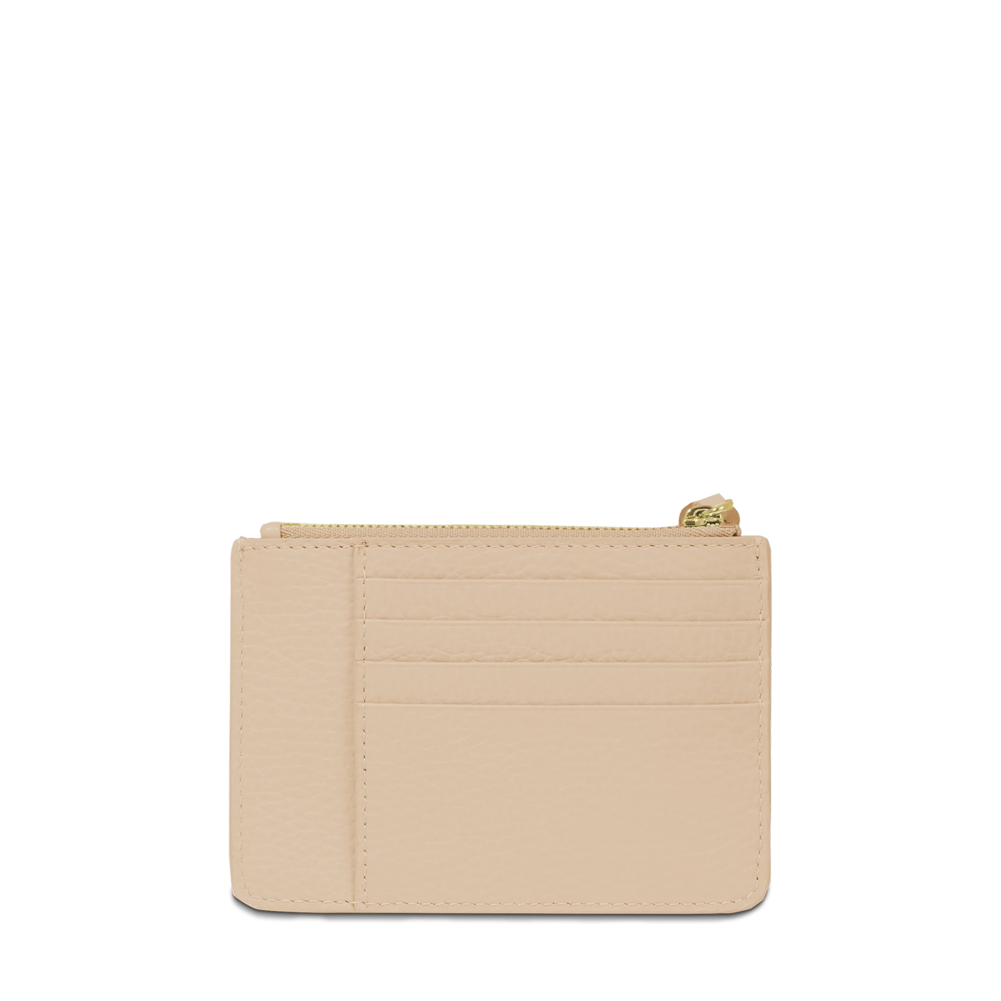 L zipped card-holder Premier Flirt de Lancel-Cappuccino/Dore