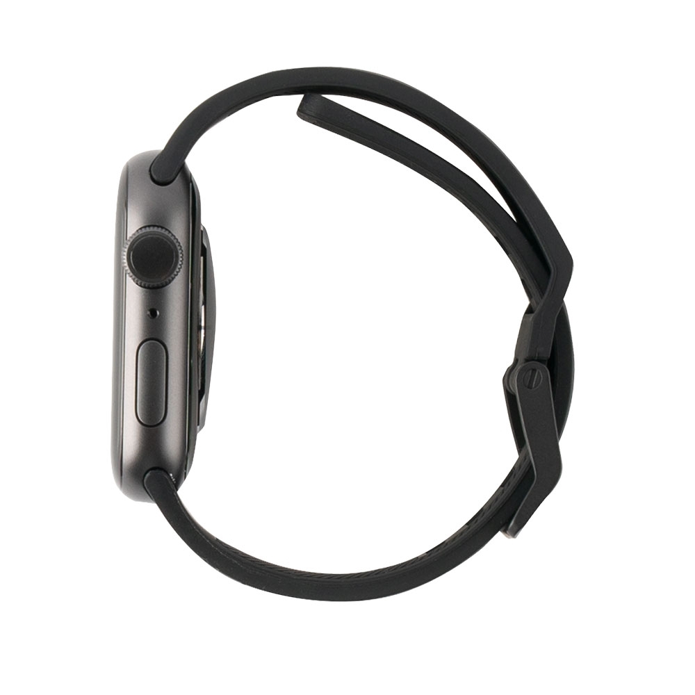 Apple Watch (42/41/40/38 mm) Scout Strap Silikon Armband (194120114040) - Schwarz