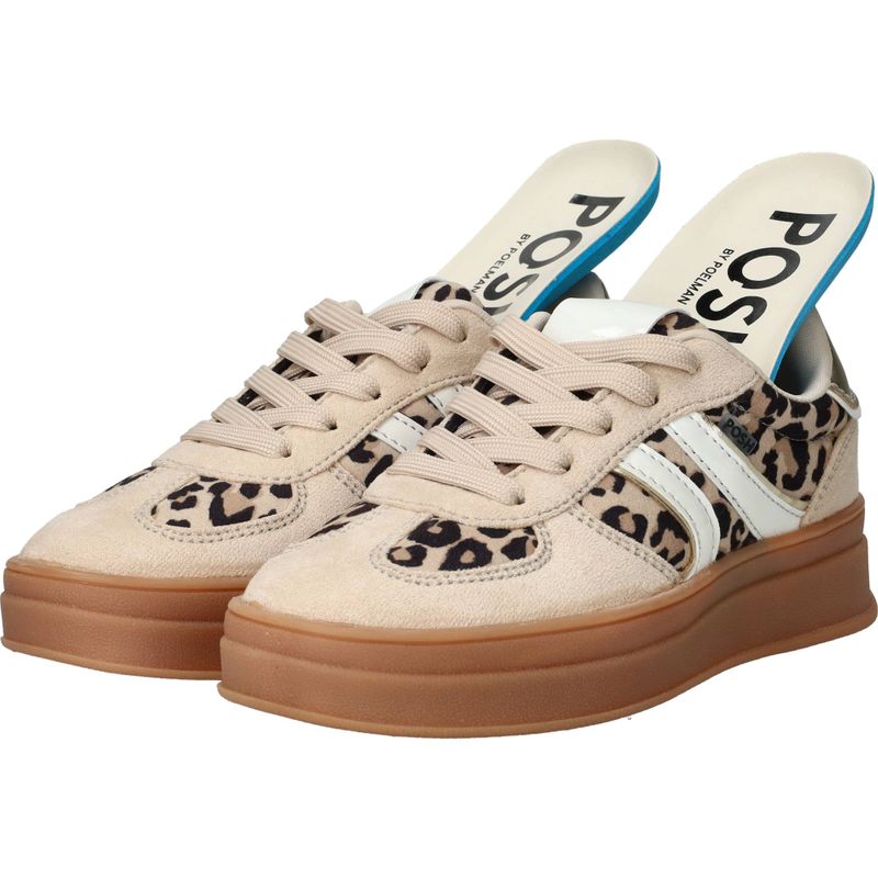 POSH by Poelman Sneakers Beige Meisjes