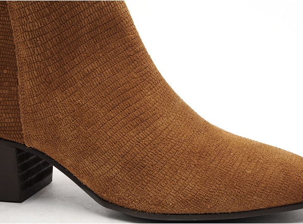 Fricote boots bottine talons femme 38092 marron