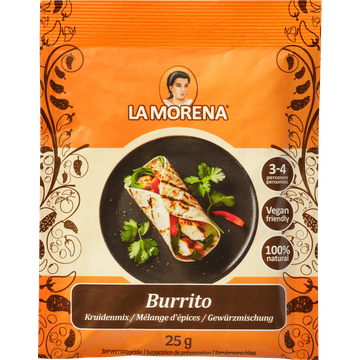 La Morena Burrito Kruidenmix 25g