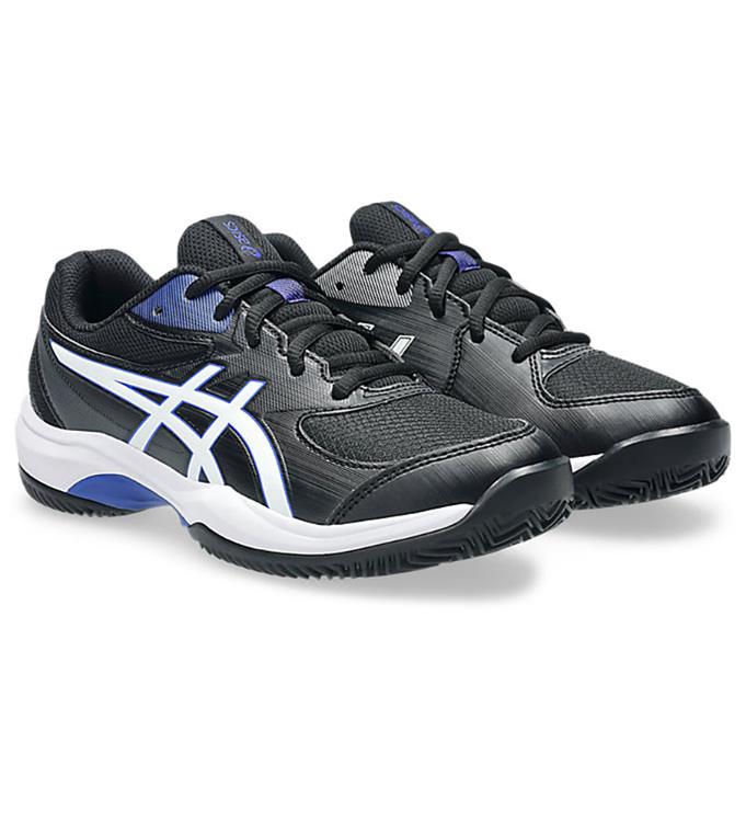 ASICS GEL-GAME GS CLAY/OC 1044A082 BLACK-WHITE