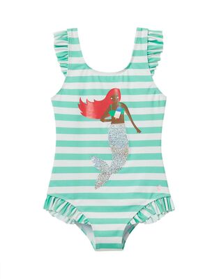 Tom Joule Splash Badedrakt, Greenstripe