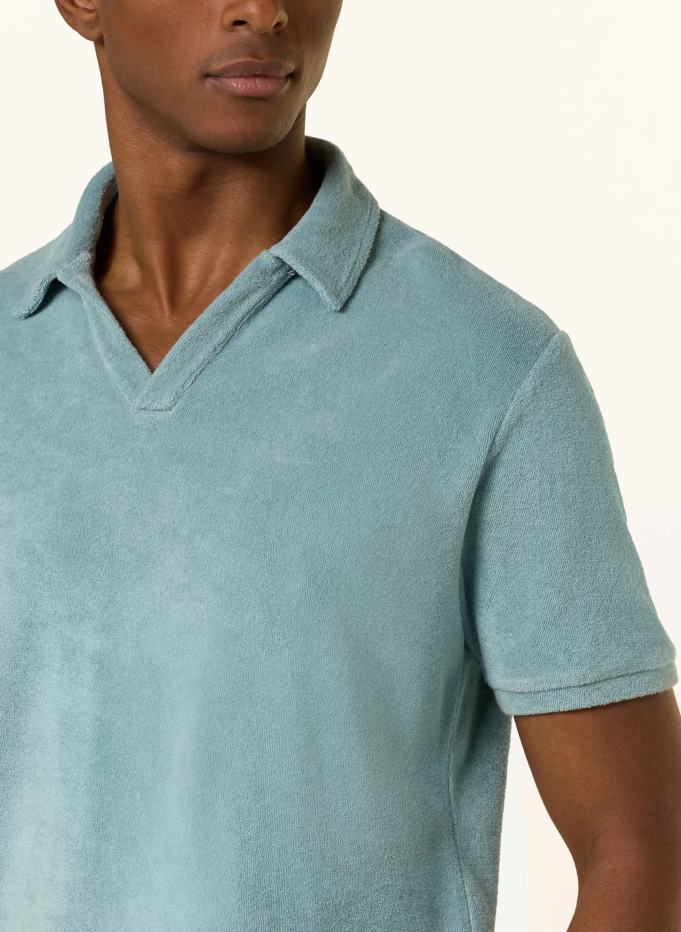 Juvia Frottee-Poloshirt