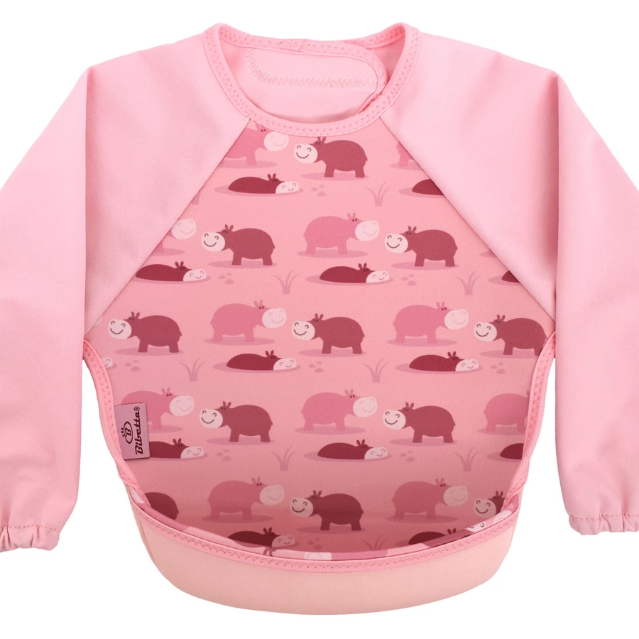 Bibetta Lätzchen UltraBib® mit Raglan-Ärmeln Nilpferd