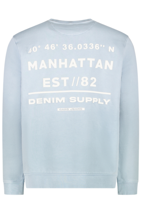 Cars blauwe heren sweater