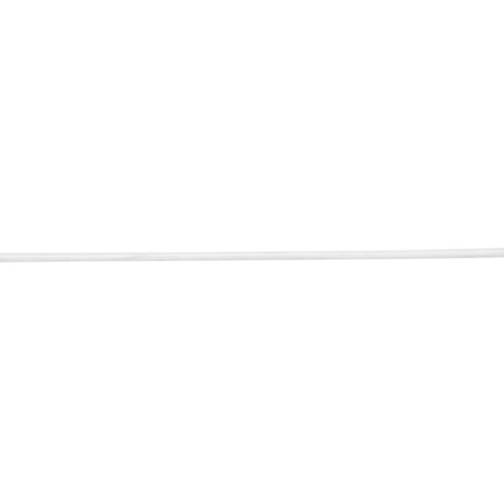 Fil d'acier revêtement PVC Blanc Diall ø0.8 mm, 50 m