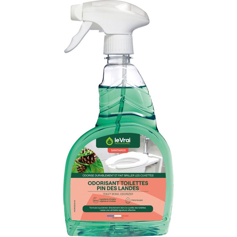 Odorisant toilettes pin des Landes Le Vrai professionnel - Spray de 750 ml
