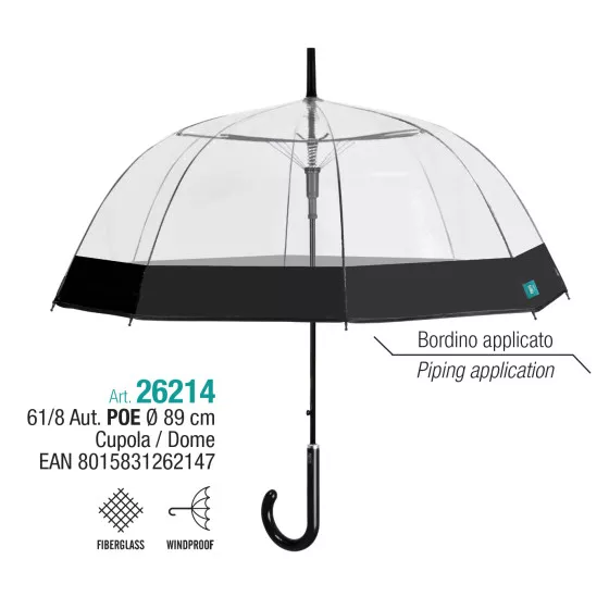 Parapluie NOIR PERLETTI